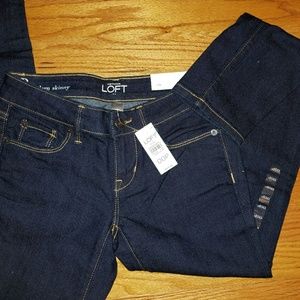 NEW Loft Dark Wash Modern Skinny Jean